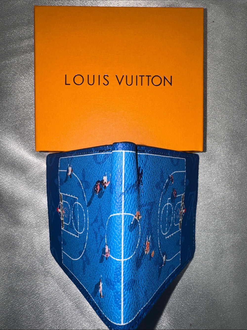 Louis Vuitton Slender Wallet Limited-Edition in "Basketball Blue"🔥New! - Picture 3 of 8